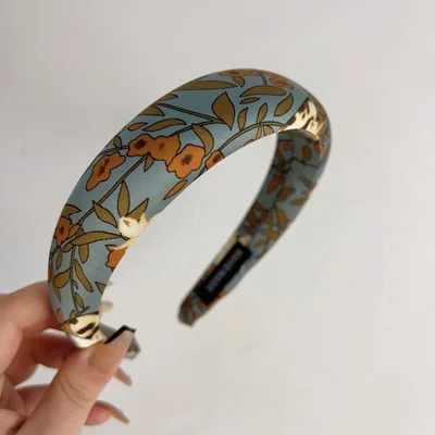 Fashion Presbyopic French Satin Vintage Sponge Headband C 1312 2 - Shop at LoveMi