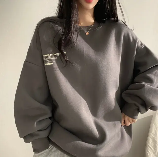 Plus Size Loose Fashion Brand Pack Fleece lined Thickened 5018A Brown Thin - Shop at LoveMi