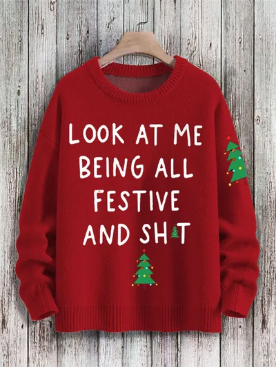 Christmas Popular 3D Digital Printing Loose Pullover Thickened Spring Sweater Llwdz011 4Xl - Shop at LoveMi