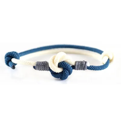 Fashion Personality Two color Floral Rope Beige White Dark Blue - Shop at LoveMi