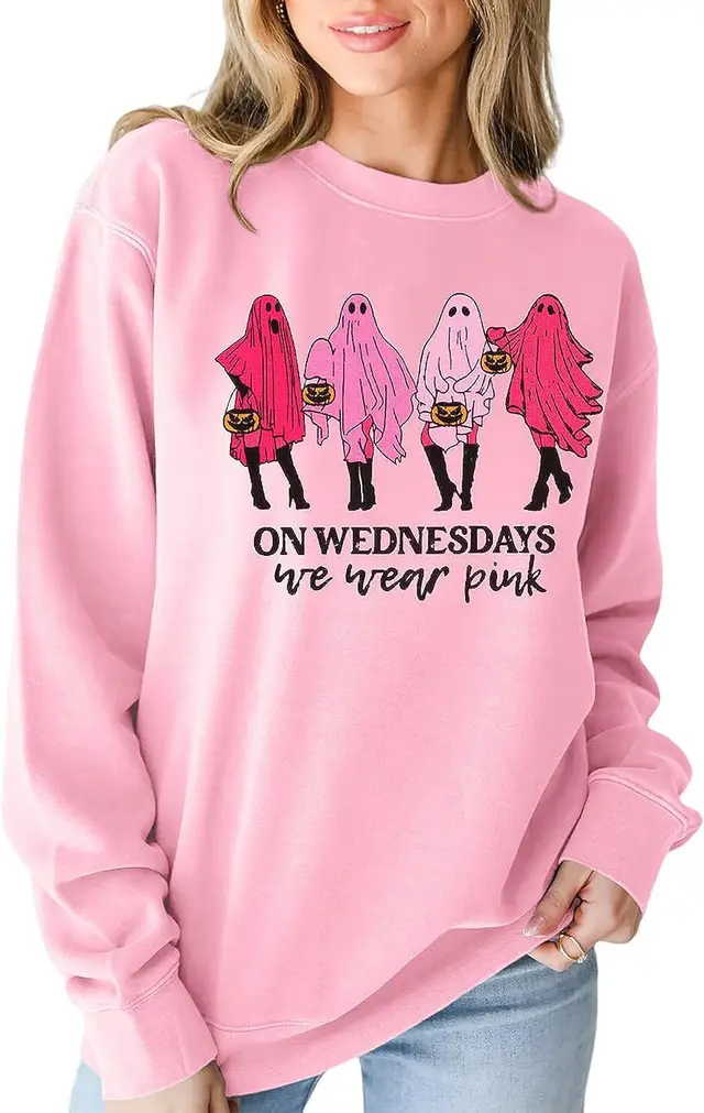 Women's Fashion Individual Casual Sweater Pink - Shop at LoveMi