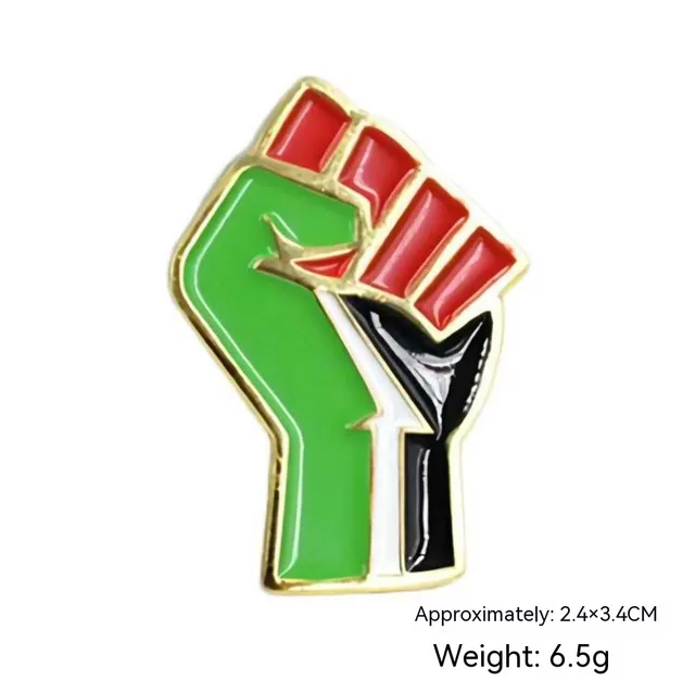 Fashion Simple Free Palestine Flag Brooch Free Palestine Fist 2 - Shop at LoveMi