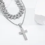 Silver Cross Single Pendant