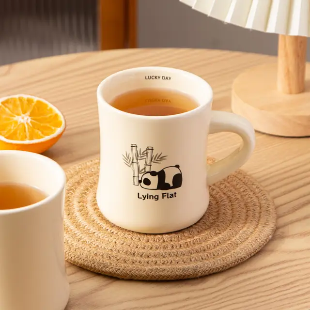 Mug Cartoon Ceramic Cup Gift Nice Lying Bear - Shop at LoveMi