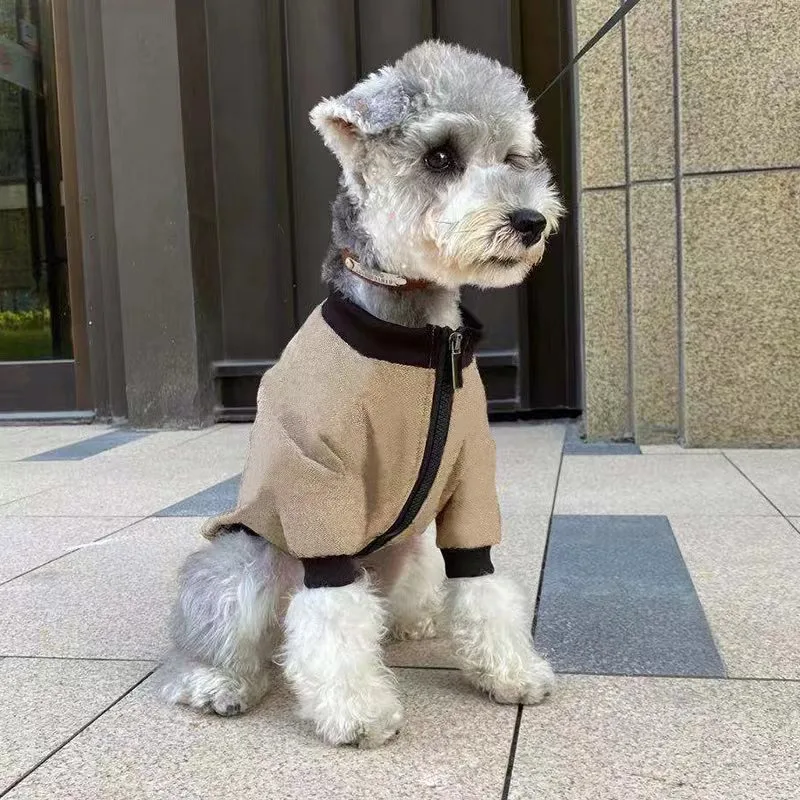 Pet Winter Jacket Hoodie Coat Khaki - Shop at LoveMi