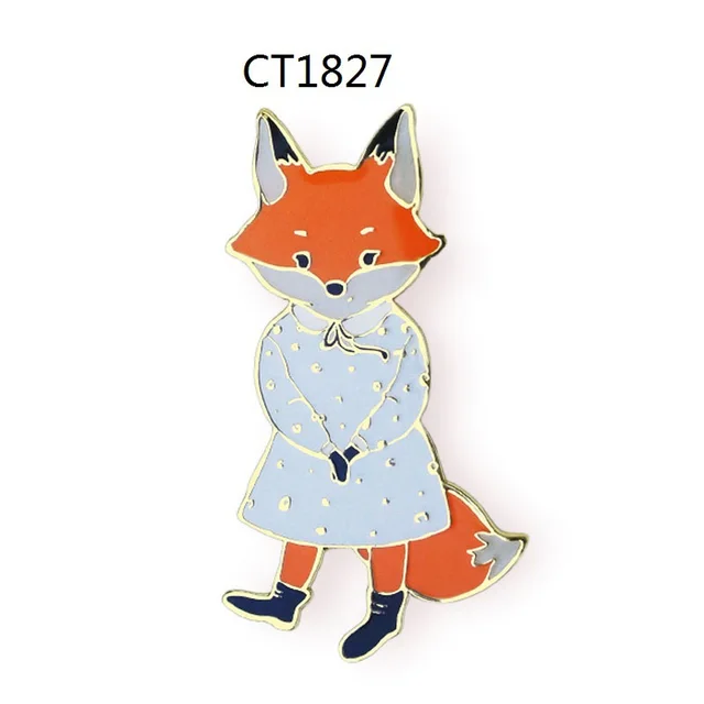 Animal Cartoon Alloy Cute Metal Animal Cat Rabbit Brooch Ct1827 - Shop at LoveMi