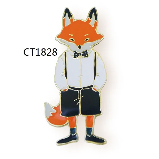 Animal Cartoon Alloy Cute Metal Animal Cat Rabbit Brooch Ct1828 - Shop at LoveMi
