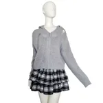 Gray Gray With Zipper