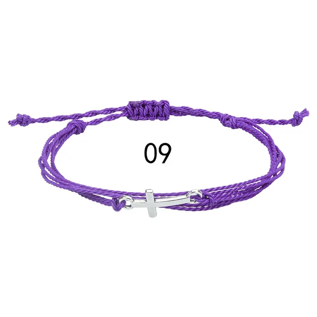 Men's And Women's Fashion Waterproof Wax Line Woven Bracelet 9 Style - Shop at LoveMi