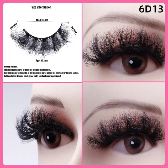 5 Pairs Of Thick False Eyelashes Style13 - Shop at LoveMi