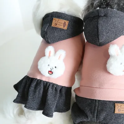Lesser Panda Star Grid Pet Dog Clothes Bunny Skirt - Shop at LoveMi