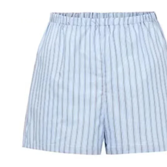 Striped Short Sleeve Dress Women's Summer Design Tight Waist Slimming Bow A Line Skirt Shorts - Shop at LoveMi