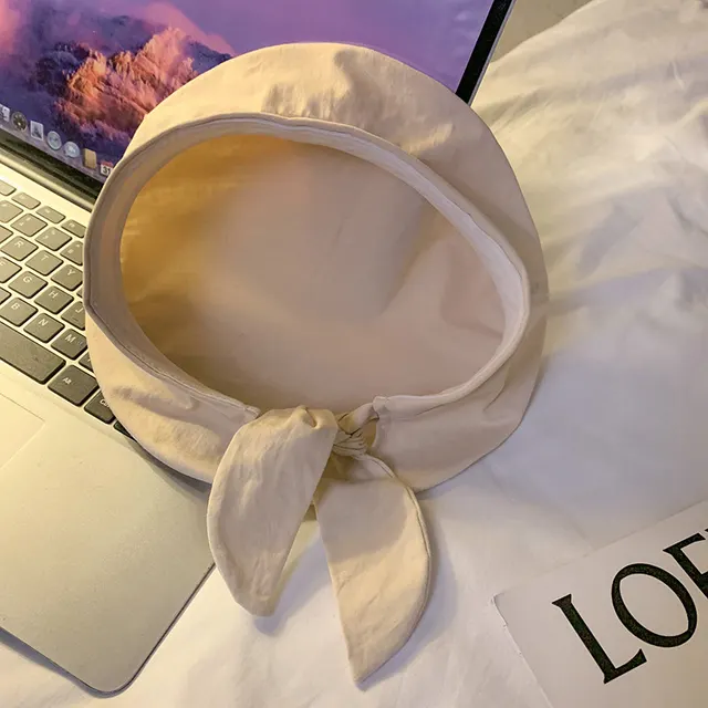 Dopamine Bow All match And Sweet Beret Milky White - Shop at LoveMi