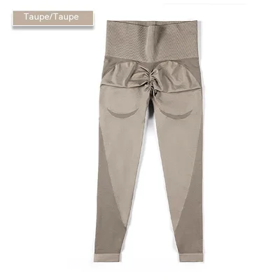 Sports Trousers Sports Yoga Pants Taupe Xl - Shop at LoveMi
