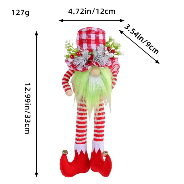 Christmas Long Legs Green Beard Doll Decoration Christmas Decorations Christmas Long Leg Doll - Shop at LoveMi