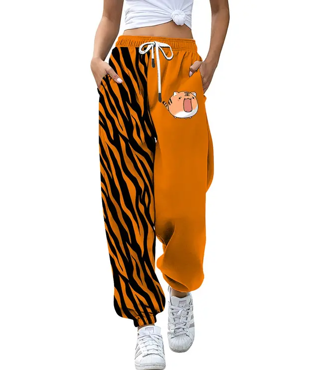 Ankle Banded Pants Slimming Printed Slim Sports High Waist Smck01 04 Sm52 - Shop at LoveMi