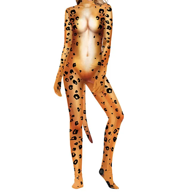 3D Printed Animal Couple Performance One piece Tights 11Style - Shop at LoveMi