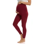 Abdominal Belt Maternity Yoga Maternity Pants - Red Without Pockets