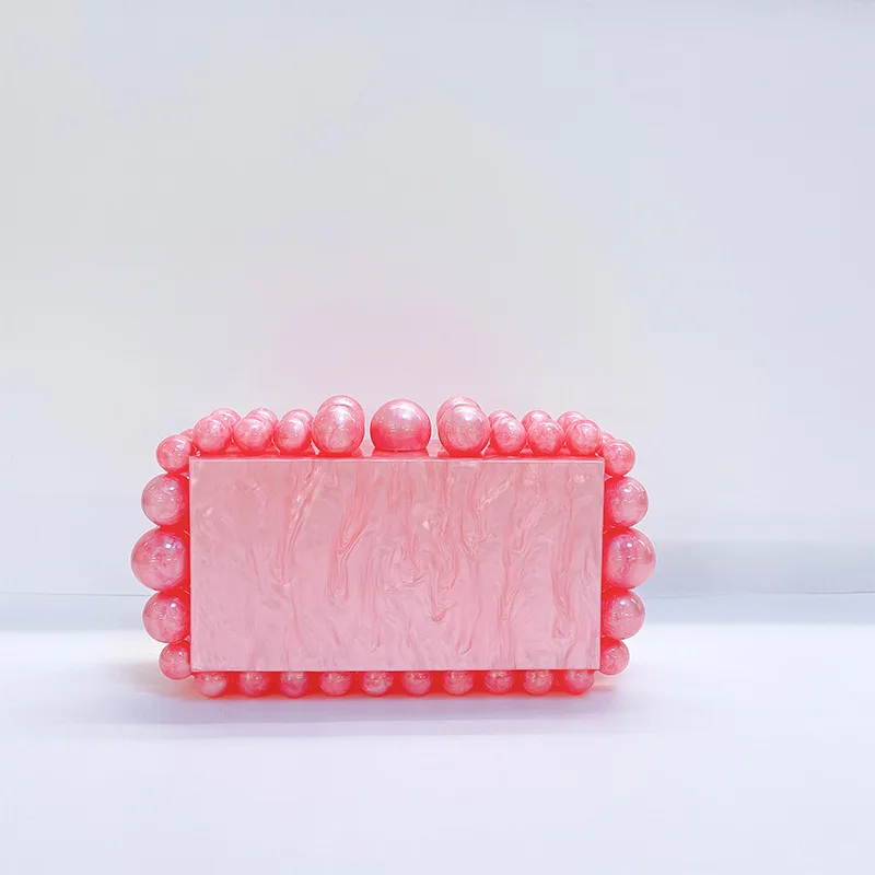 New Acrylic Cloud Bag Clutch Pink - Shop at LoveMi