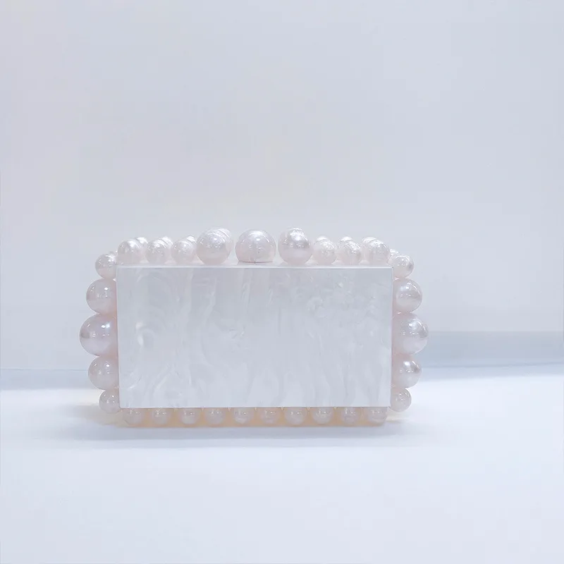 New Acrylic Cloud Bag Clutch White - Shop at LoveMi
