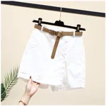 White With Belt
