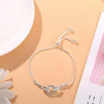 Double Hook Bracelet Silver