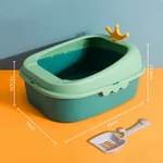 Crown Litter Box Oversized Full Semi-enclosed - Mint Green Small Size