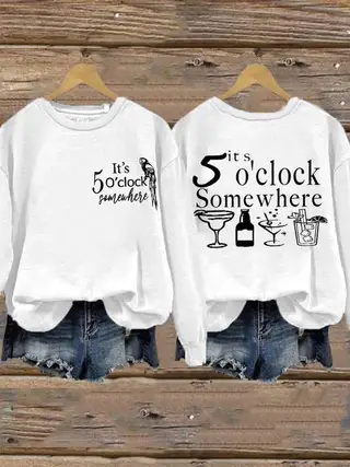 Women's Clothing 3D Digital Printing Long Sleeve Raglan Round Neck Women's Sweater - Style 33