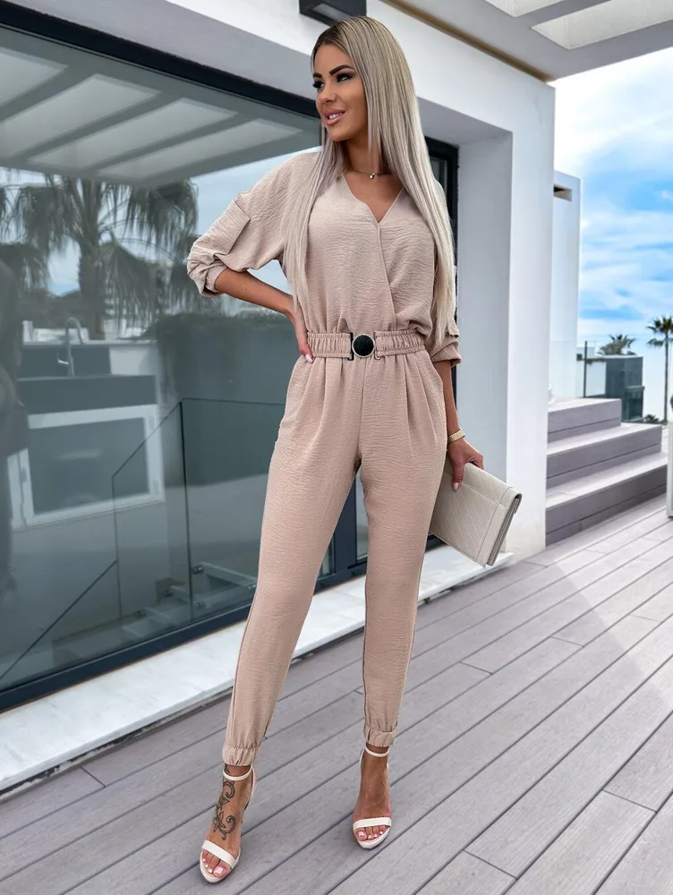 Casual Temperament High Waist Slim Casual Pants - Brown