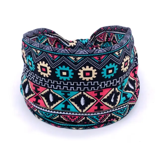Hair Band Datura Flowers Headband Elastic And Sweat absorbing Women's Wide Edge Hair Accessories Style 10 - Shop at LoveMi