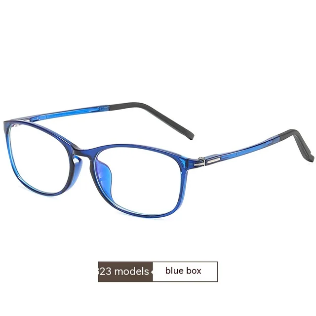 Anti Blue Ray Anti radiation Computer Glasses 2823 Blue Frame - Shop at LoveMi