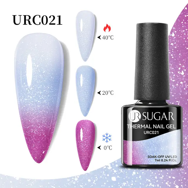 Autumn And Winter New Temperature Change UV Polish Cold And Warm Gradient Nail Glue No 21 - Shop at LoveMi