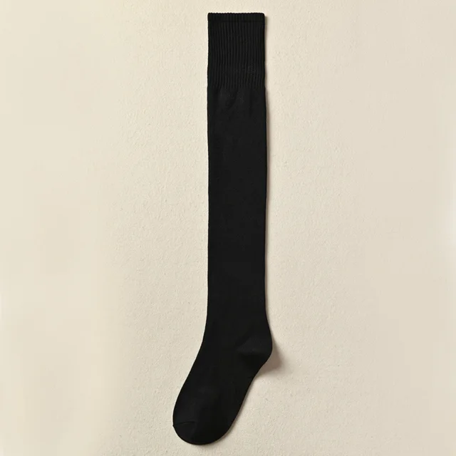 Extended Thickened Fleece lined Warm Thick Socks Black - Shop at LoveMi