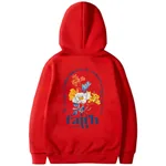 Aesthetic Christian Hoodies Bible Verse Hoodie Women - Red