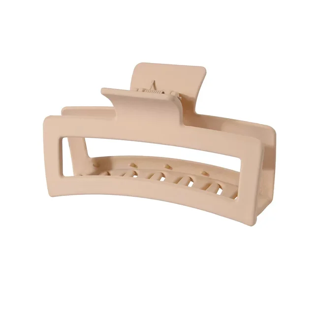 Hair Size Shark Clip Hair Accessories Headdress Apricot - Shop at LoveMi