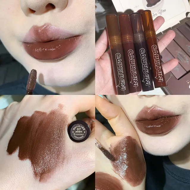 I Lava Chocolate Moisturizing Glaze Mirror Transparent Glass Lip Gloss 07 Ghana Bitter Qiao - Shop at LoveMi