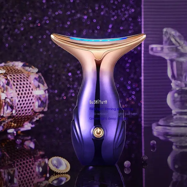 Three color Dimming Massage Lifting And Tightening Import Domestic Beauty Apparatus Beauty Instrument - Shop at LoveMi