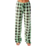 pale mint green with dark brown checks