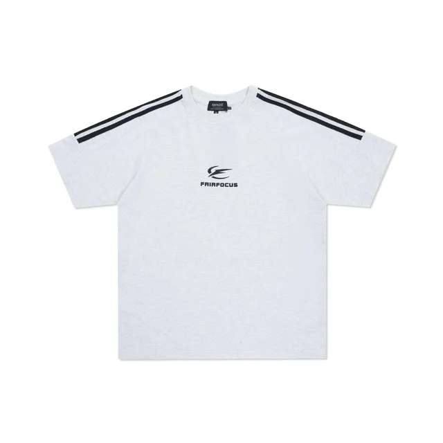 American Three Bars Letter Print Short sleeve White - Shop at LoveMi