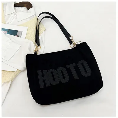 Simple Letter Printing Women's Bag Simple Black - Shop at LoveMi