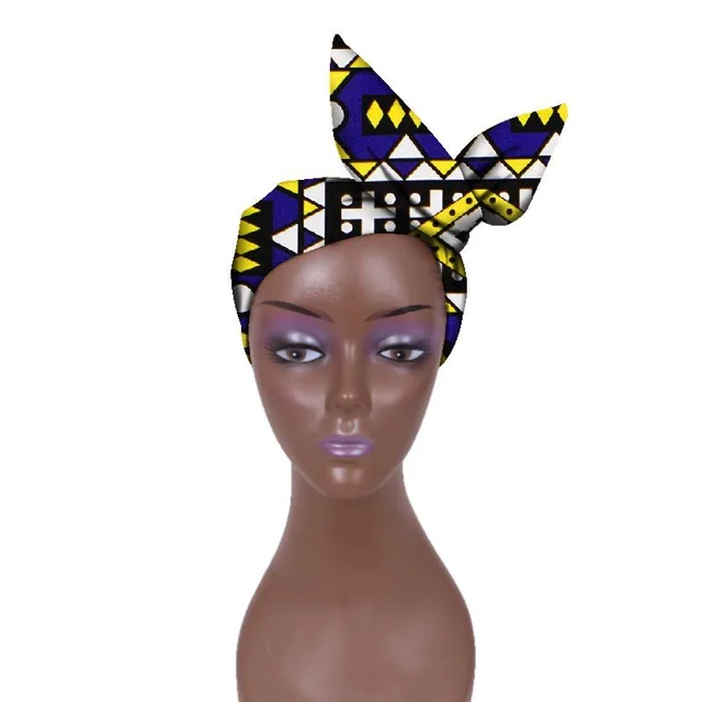 European And American Women's Batik Cloth Hair Band Ankara Fabric Hair Ring Style 20 - Shop at LoveMi