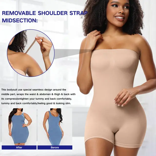 Body shaping Corsets Women's Detachable Sling Skin Color Boxers - Shop at LoveMi
