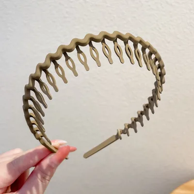 Women's Face Wash Hair Band Summer Wave Hair Tie Summer Hairpin New Headdress Light Coffee Color - Shop at LoveMi