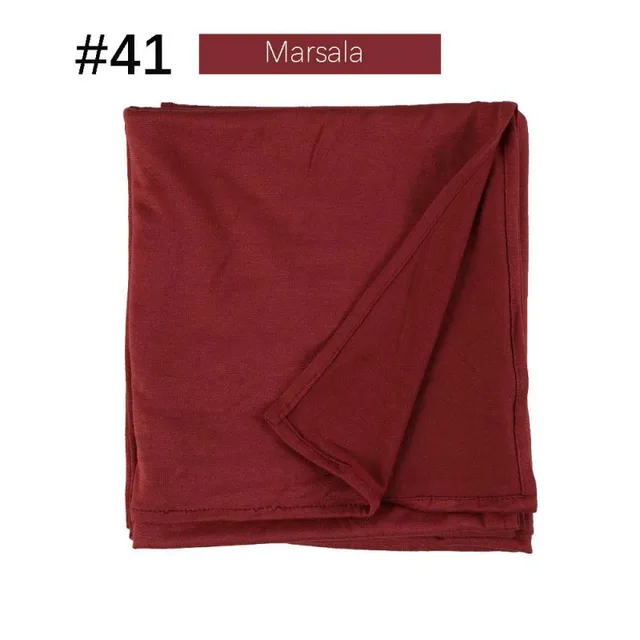 Mercerized Cotton Jersey Closed toe Cotton Scarf 41Color - Shop at LoveMi