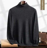 Dark Gray B02 Turtleneck Sweat