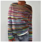 Women's Fashionable Pullover Sweater Top - Seven Colors-4Xl