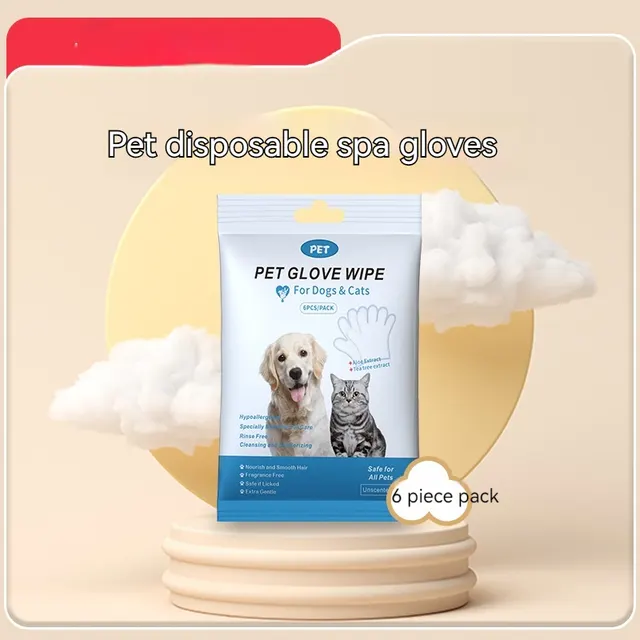 Pet Disposable Gloves Cat Dog Cleaning Dry Cleaning Gloves Pet Products Extra Thick Disposable Gloves - Shop at LoveMi