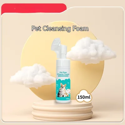 Pet Disposable Gloves Cat Dog Cleaning Dry Cleaning Gloves Pet Products Foot Cleaning Foam - Shop at LoveMi