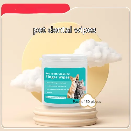 Pet Disposable Gloves Cat Dog Cleaning Dry Cleaning Gloves Pet Products Tooth Cleaning Wipes - Shop at LoveMi