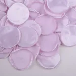 4cm Silk Rose Burnt Edge Petals Wedding Glowing Cream Powder Laminate - 9 Light Purple
